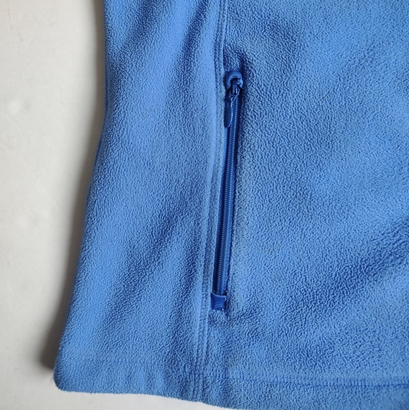 Masters Collection Fleece Vest Full Zip Golf Blue Periwinkle Pockets Augusta S - Picture 9 of 16